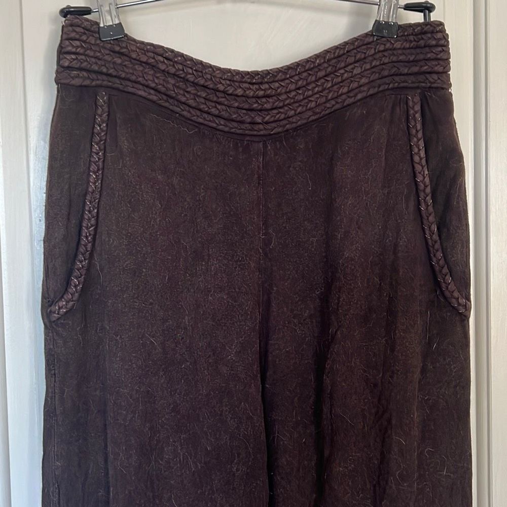 Brown flowy boho Pants
